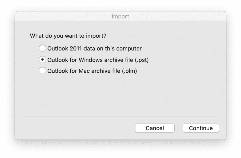 import apple contacts to outlook for mac